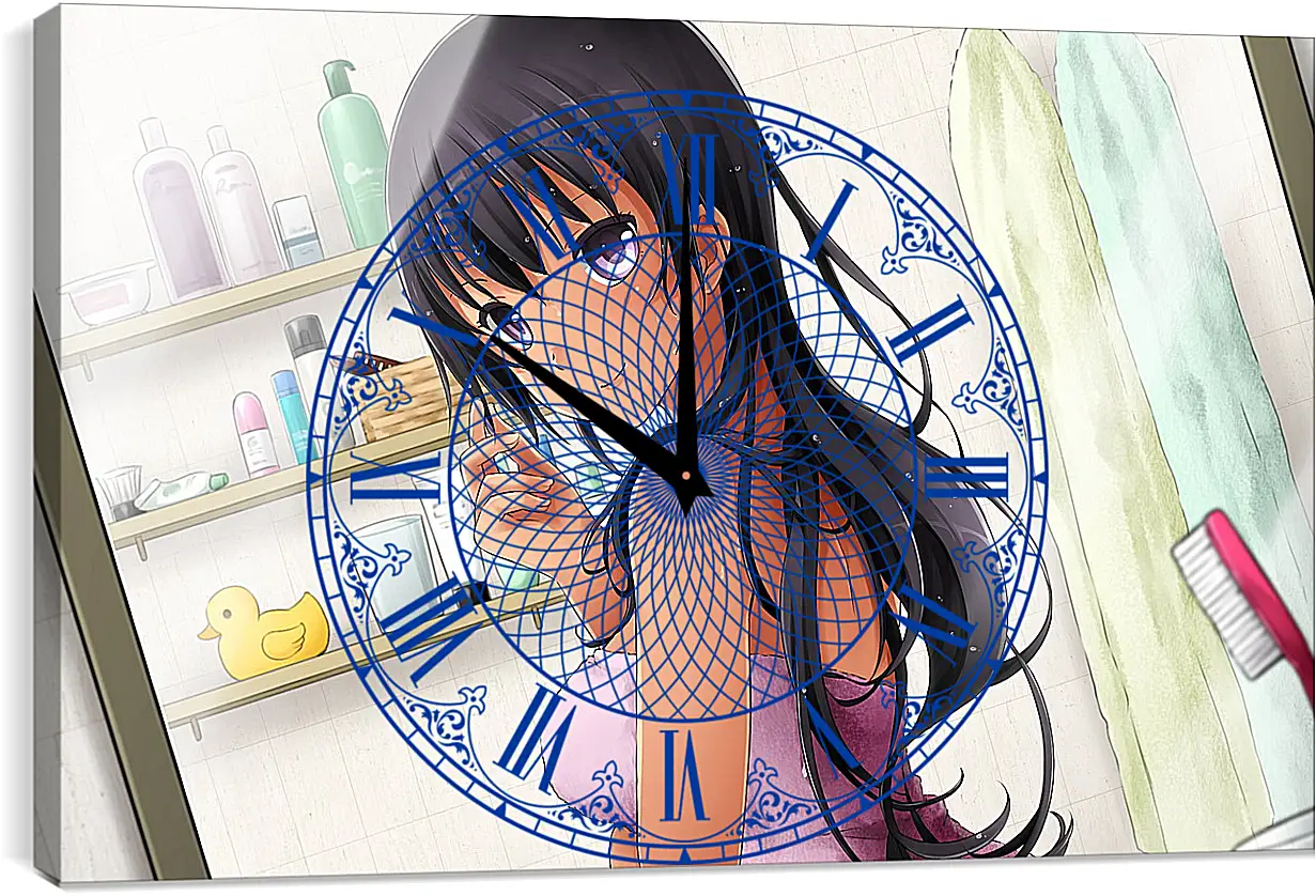 Часы картина - HuniePop
