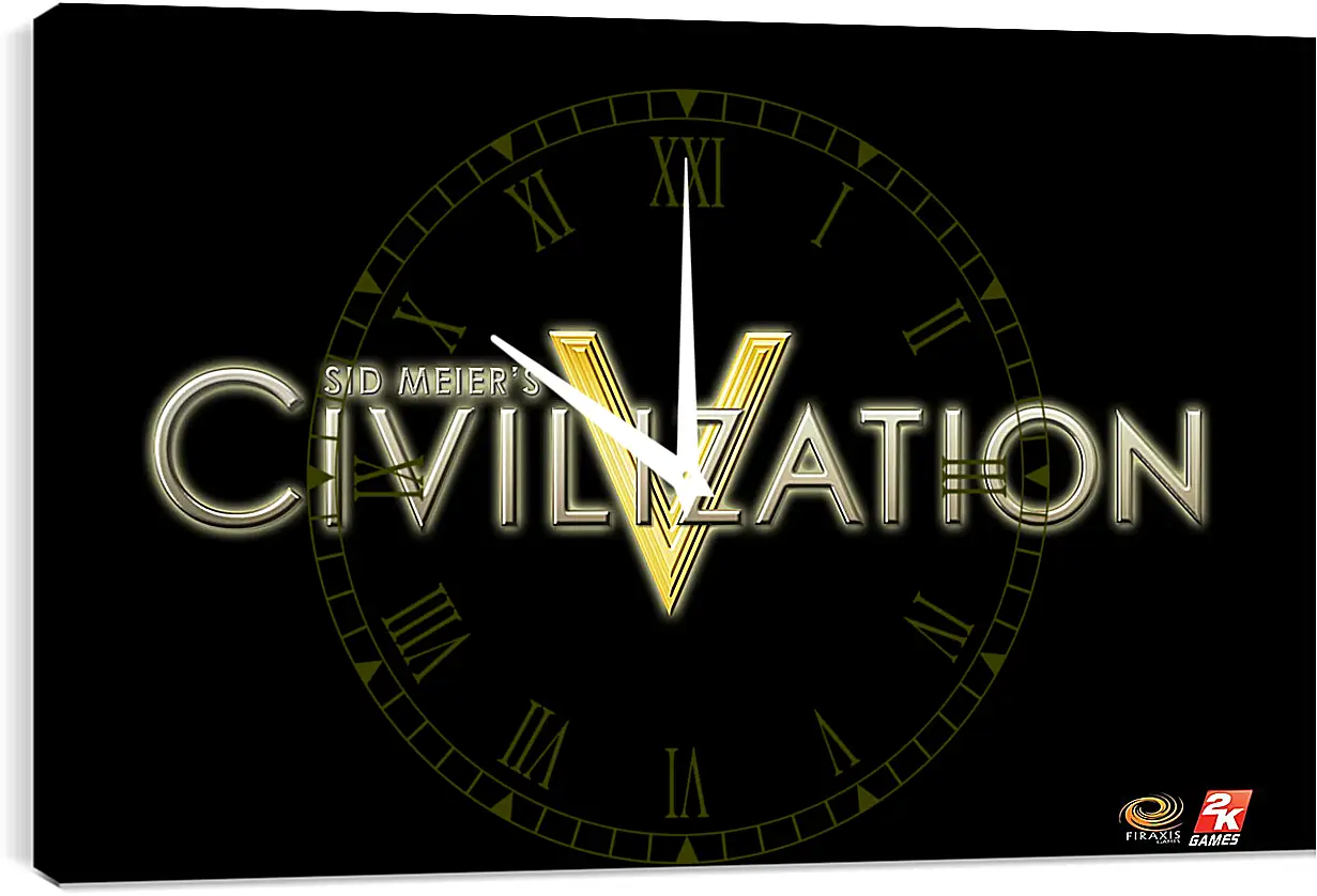 Часы картина - Civilization V
