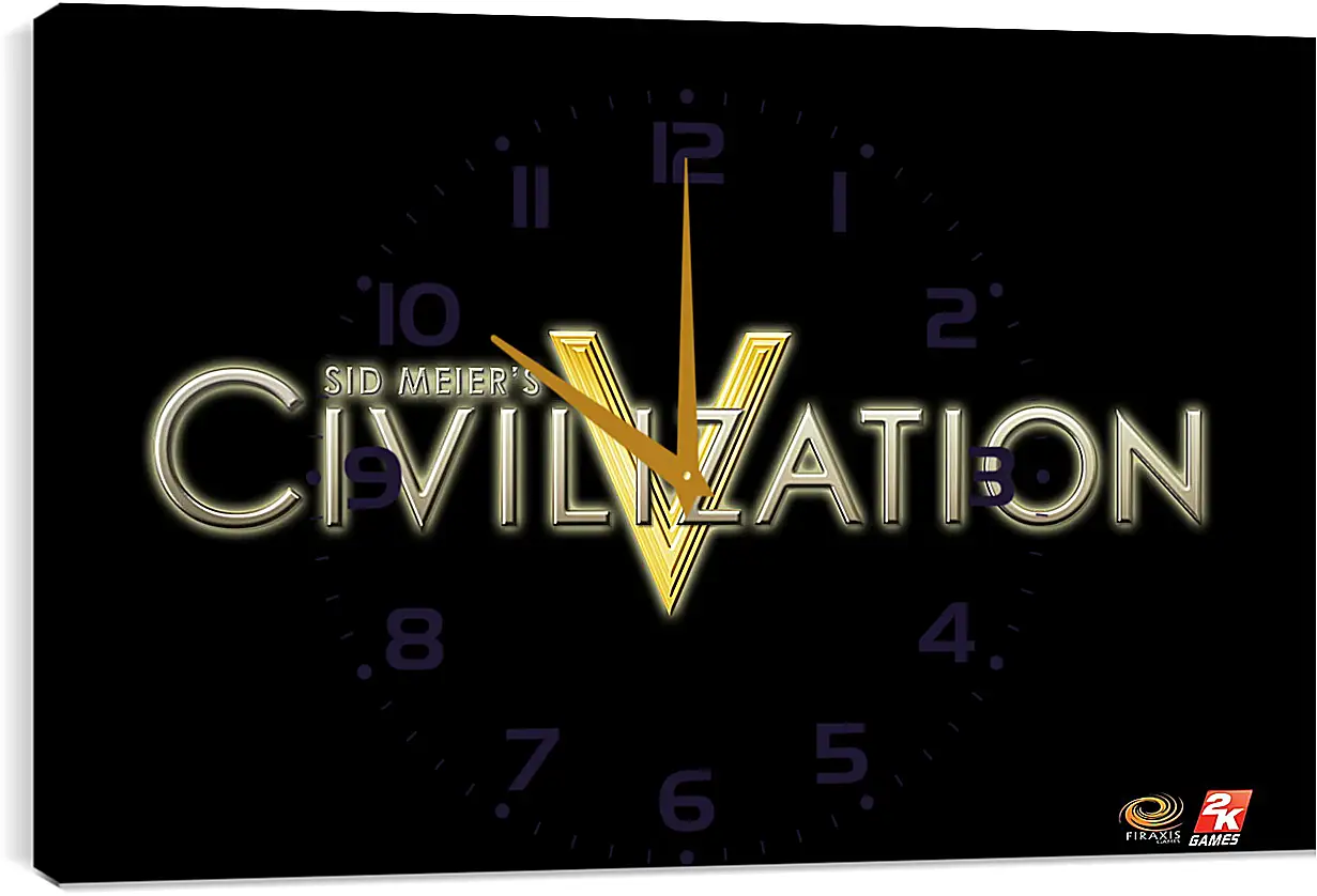 Часы картина - Civilization V
