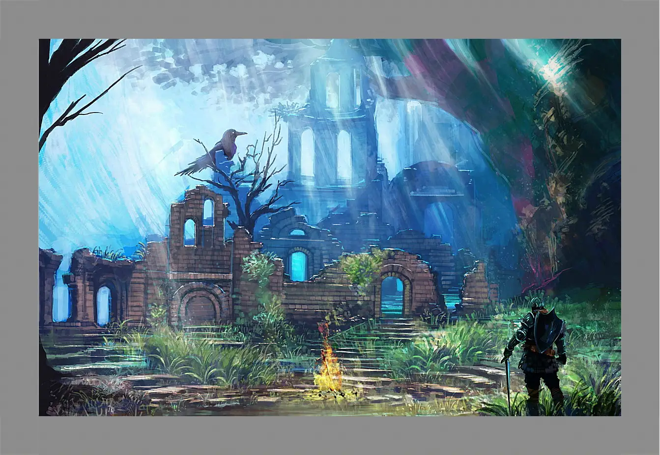 Картина в раме - Dark Souls
