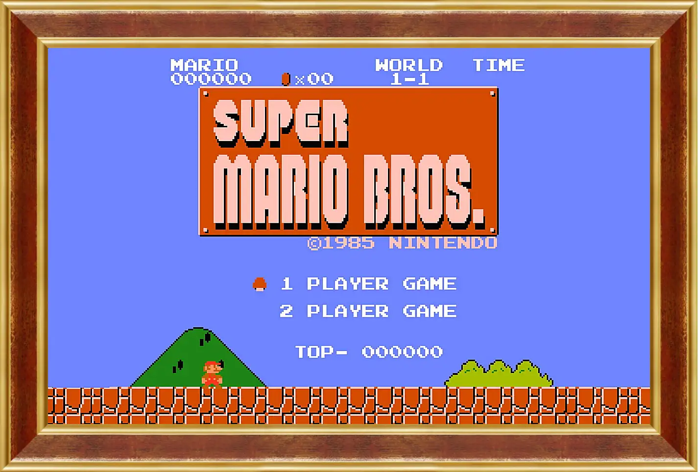 Картина в раме - Super Mario Bros.
