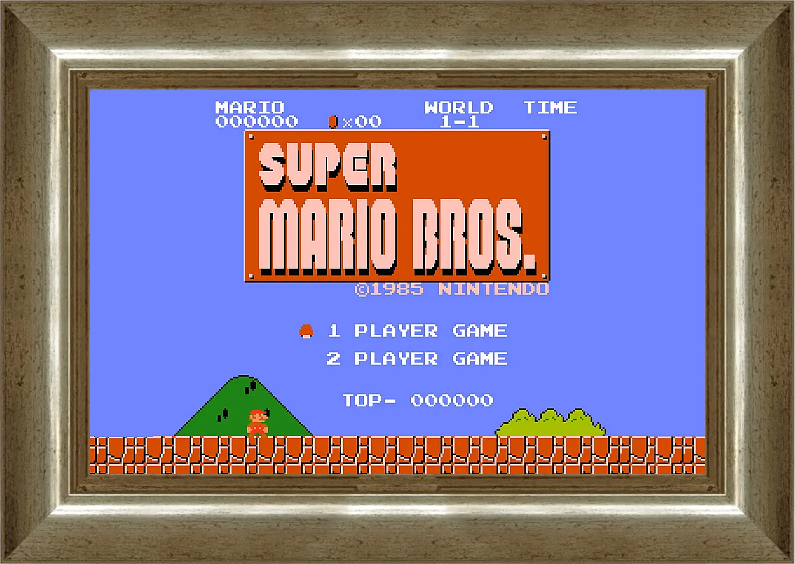 Картина в раме - Super Mario Bros.
