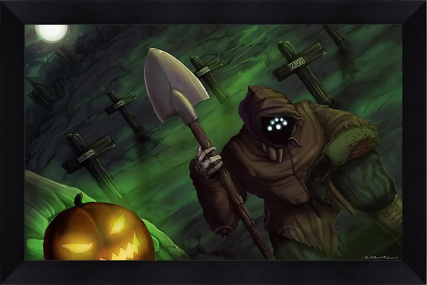 Картина в раме - League Of Legends
