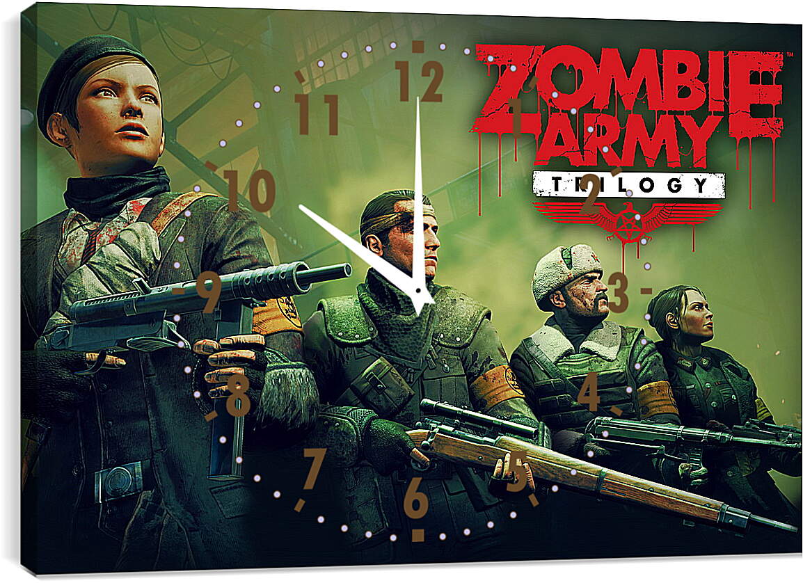 Часы картина - Sniper Elite: Nazi Zombie Army
