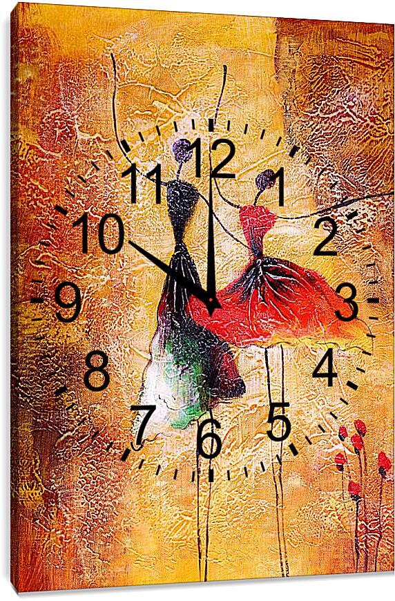 Часы картина - Лебединое озеро