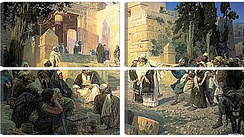 Модульная картина - Христос и Грешница. Поленов Василий