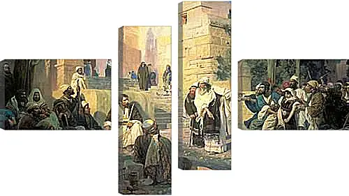 Модульная картина - Христос и Грешница. Поленов Василий