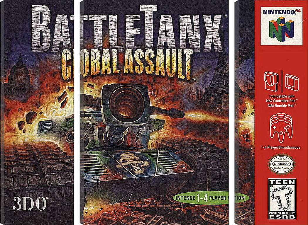 Модульная картина - BattleTanx: Global Assault
