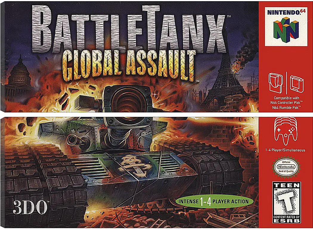 Модульная картина - BattleTanx: Global Assault
