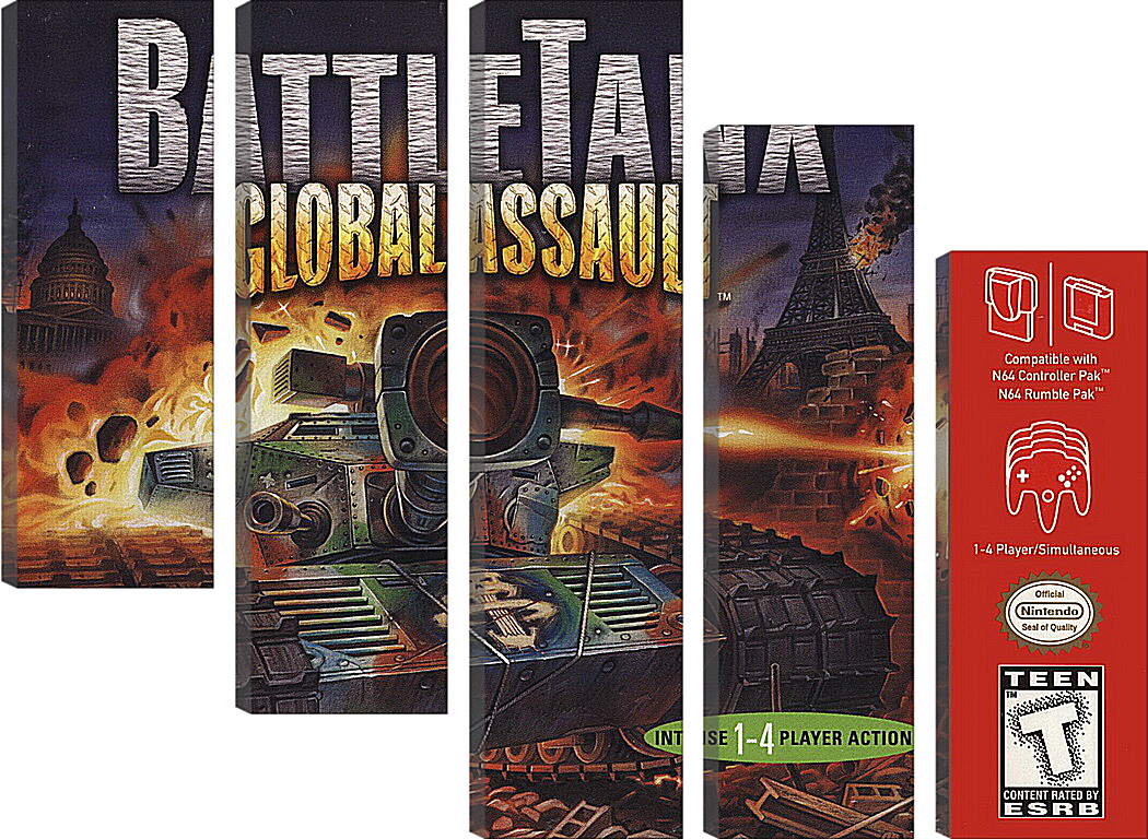 Модульная картина - BattleTanx: Global Assault
