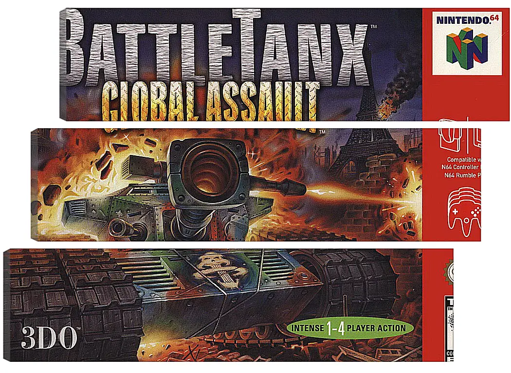 Модульная картина - BattleTanx: Global Assault
