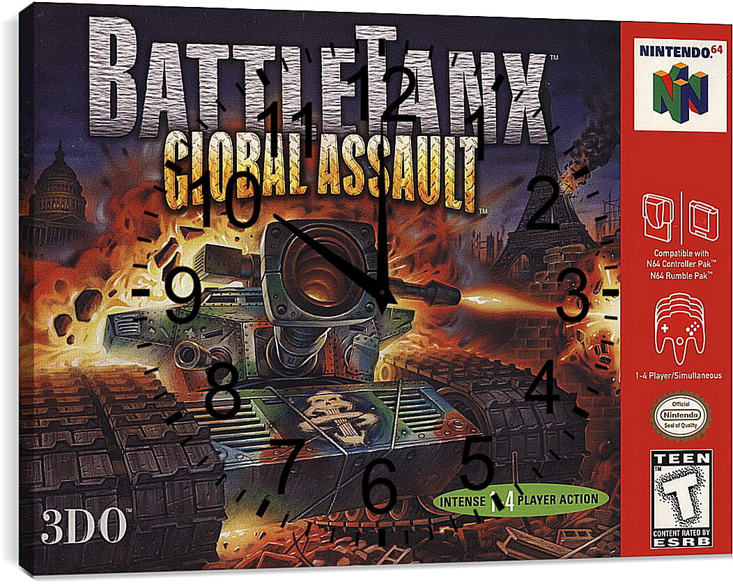 Часы картина - BattleTanx: Global Assault
