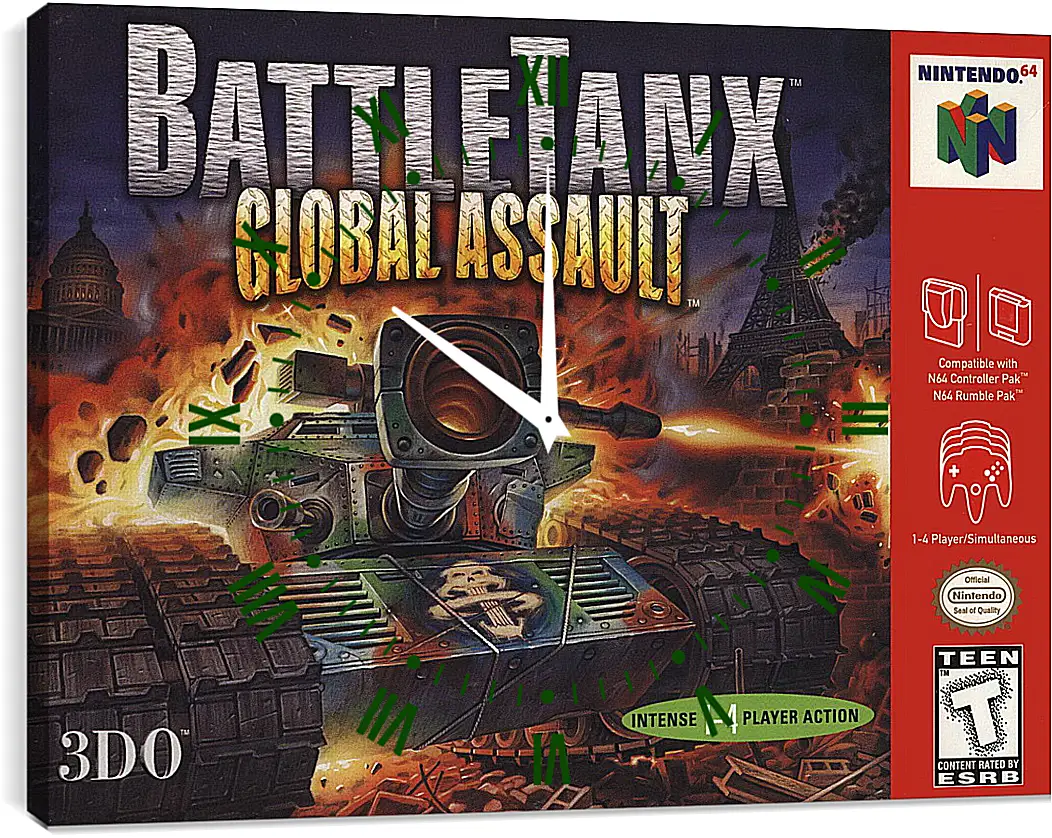 Часы картина - BattleTanx: Global Assault
