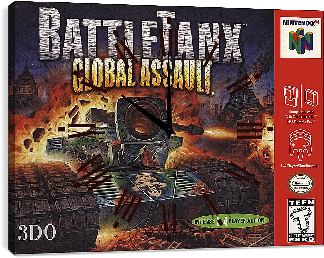 Часы картина - BattleTanx: Global Assault
