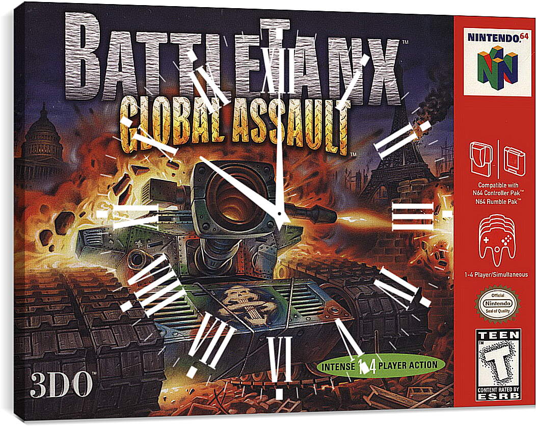 Часы картина - BattleTanx: Global Assault
