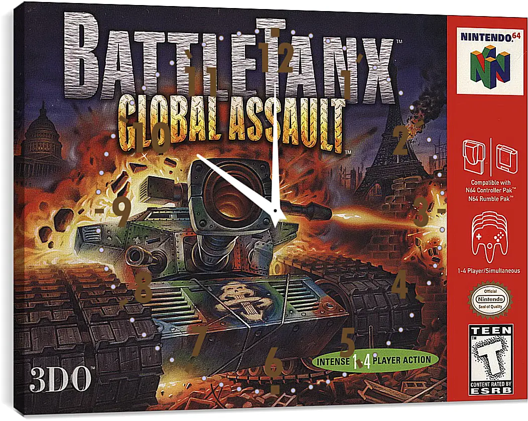 Часы картина - BattleTanx: Global Assault
