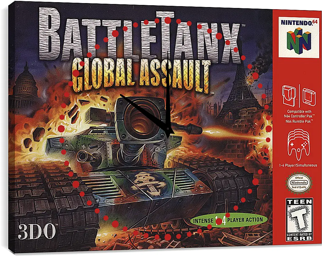 Часы картина - BattleTanx: Global Assault
