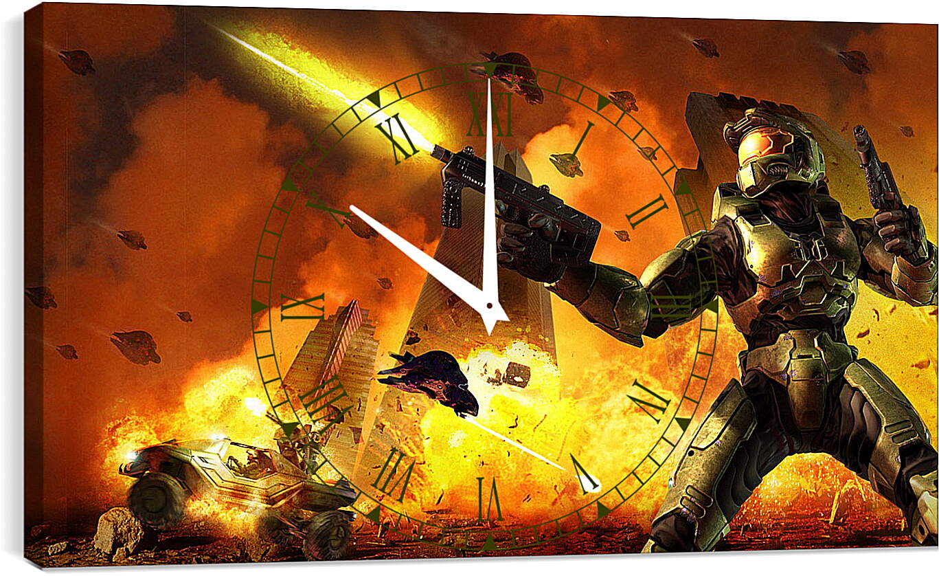 Часы картина - Halo 2