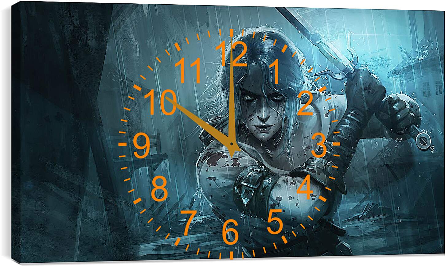 Часы картина - The Witcher (Ведьмак), Цирилла за работой
