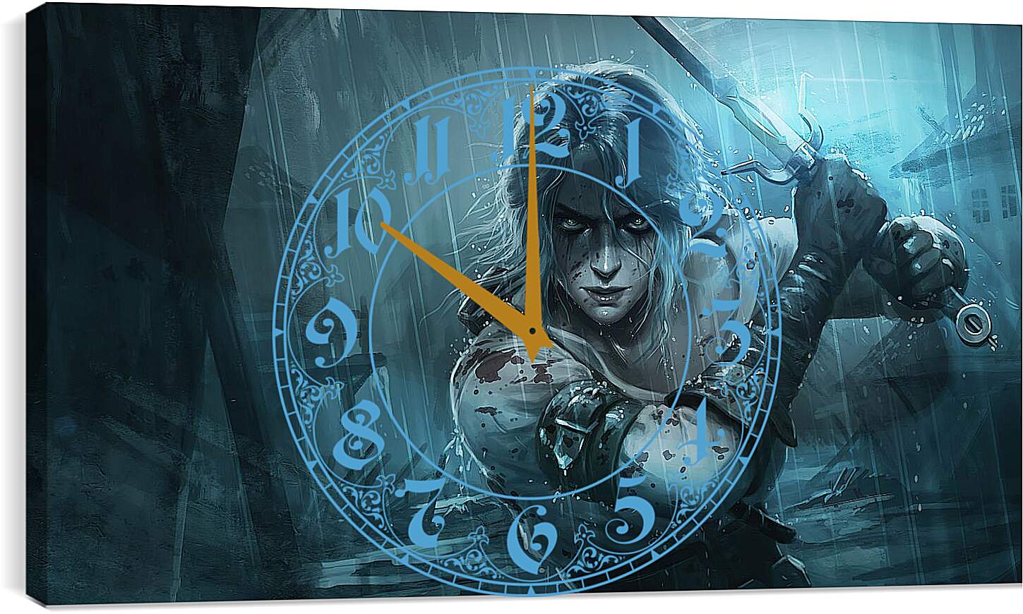 Часы картина - The Witcher (Ведьмак), Цирилла за работой
