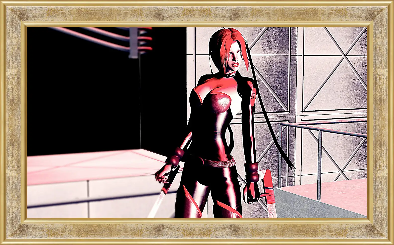 Картина в раме - BloodRayne 
