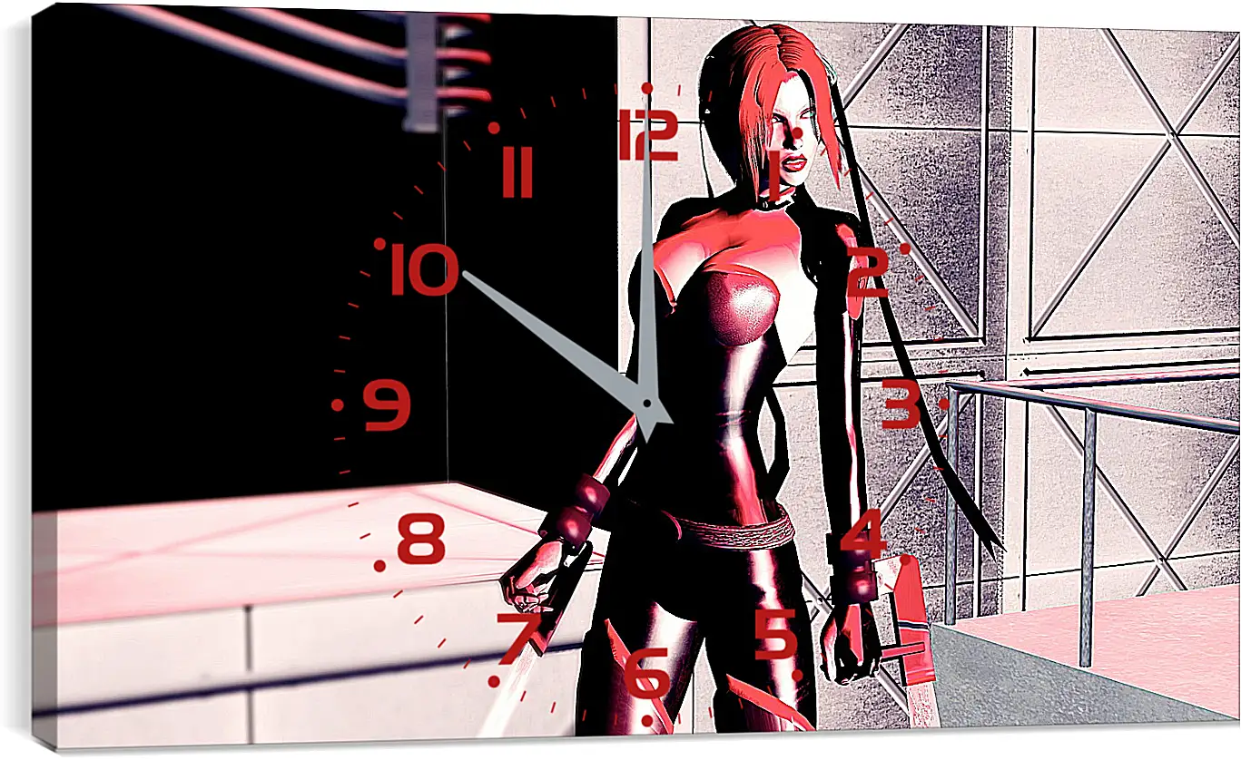 Часы картина - BloodRayne 
