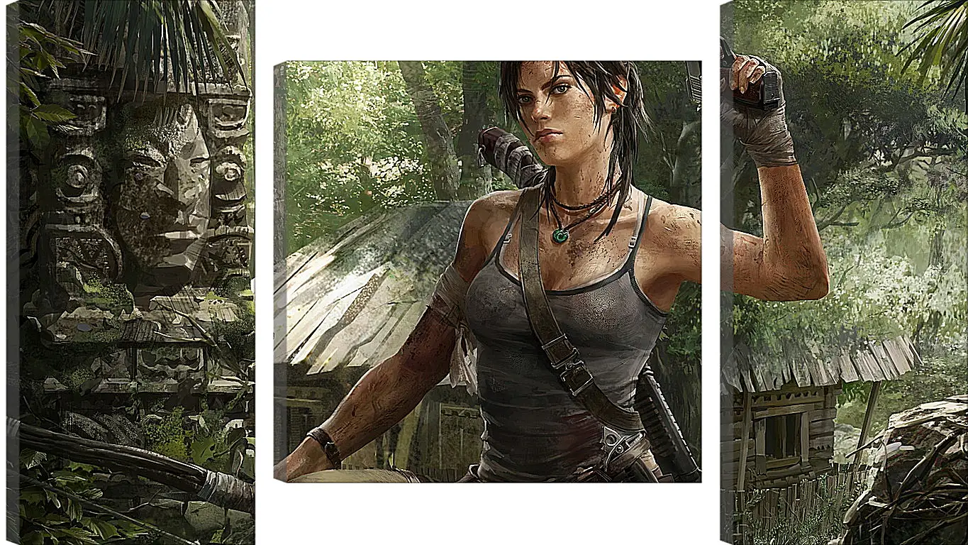 Модульная картина - Tomb Raider