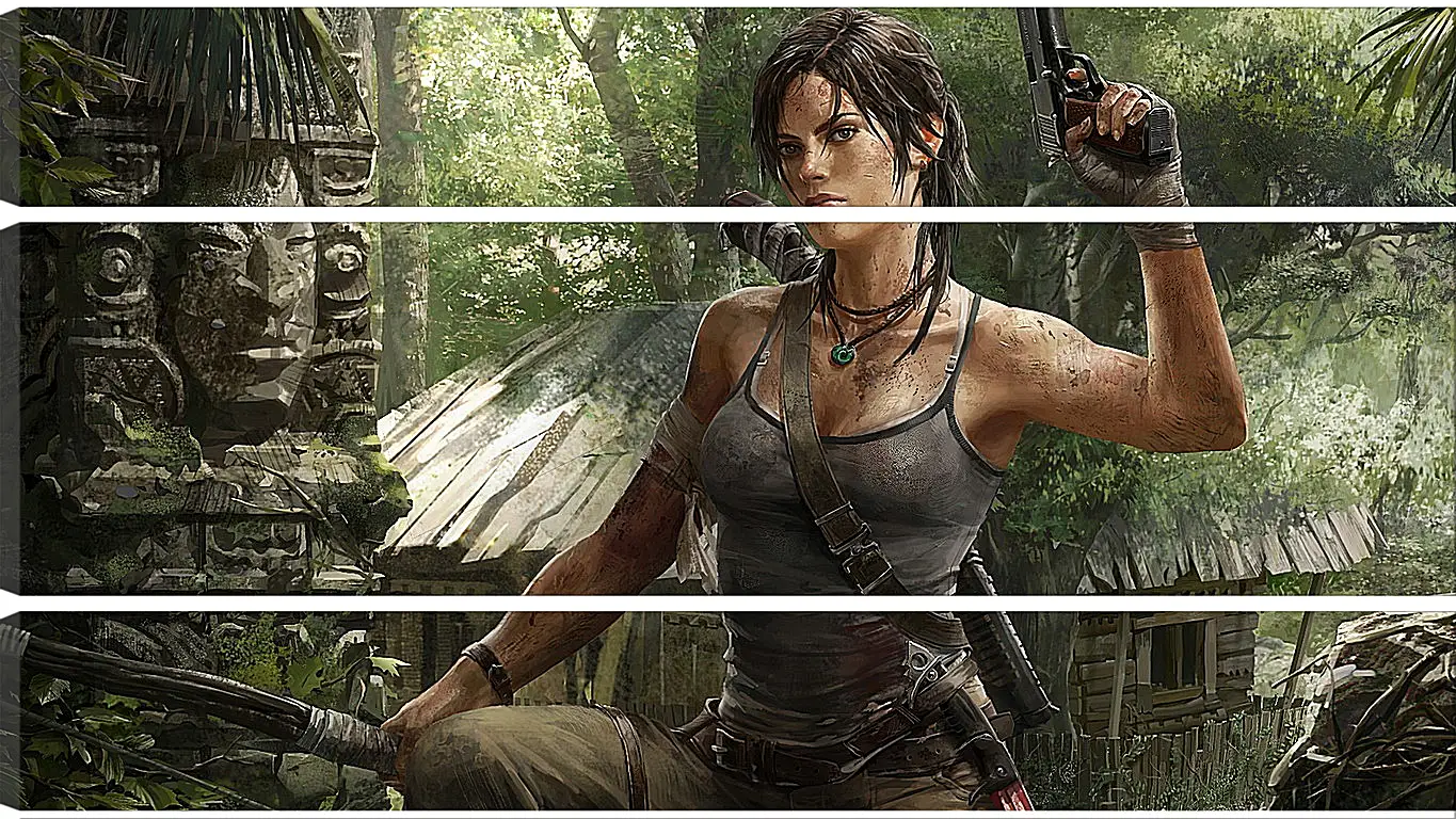 Модульная картина - Tomb Raider