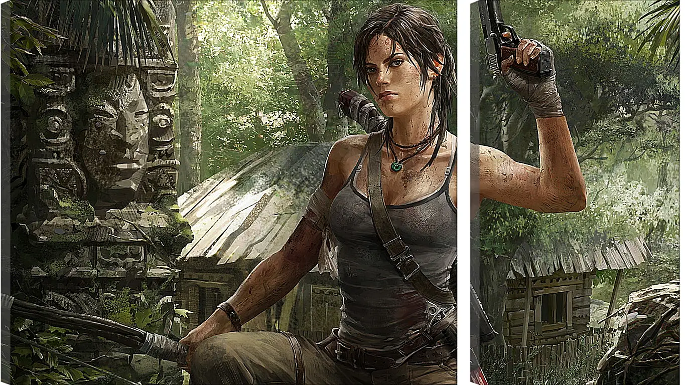 Модульная картина - Tomb Raider