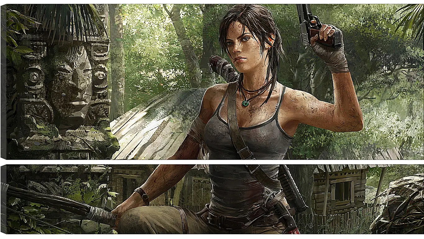 Модульная картина - Tomb Raider