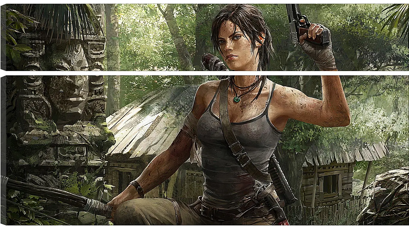 Модульная картина - Tomb Raider