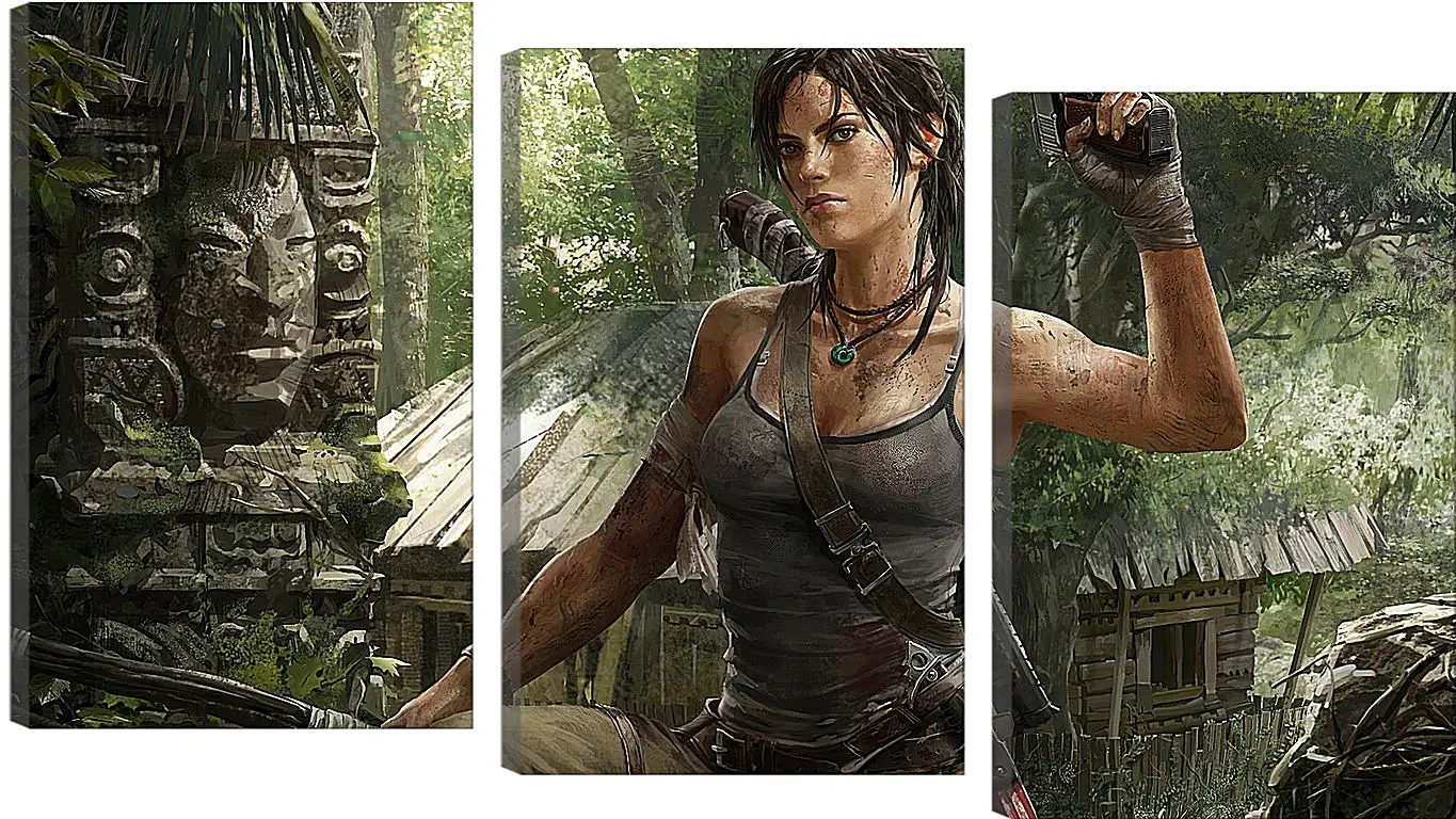 Модульная картина - Tomb Raider