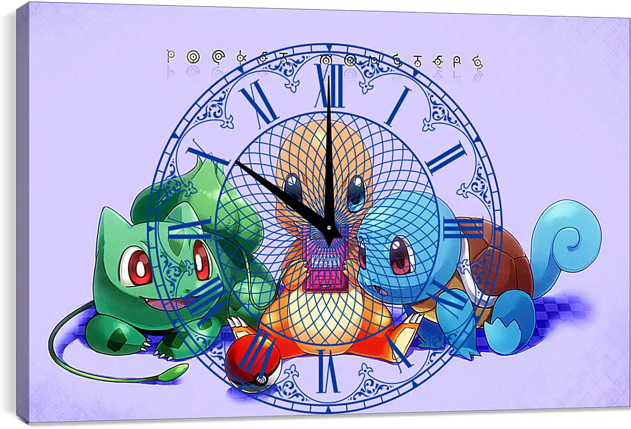 Часы картина - Pokemon
