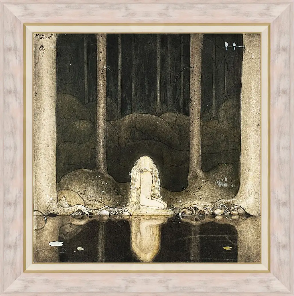 Картина в раме - Princess Tuvstarr. Принцесса Тувстарр. Йон Бауэр