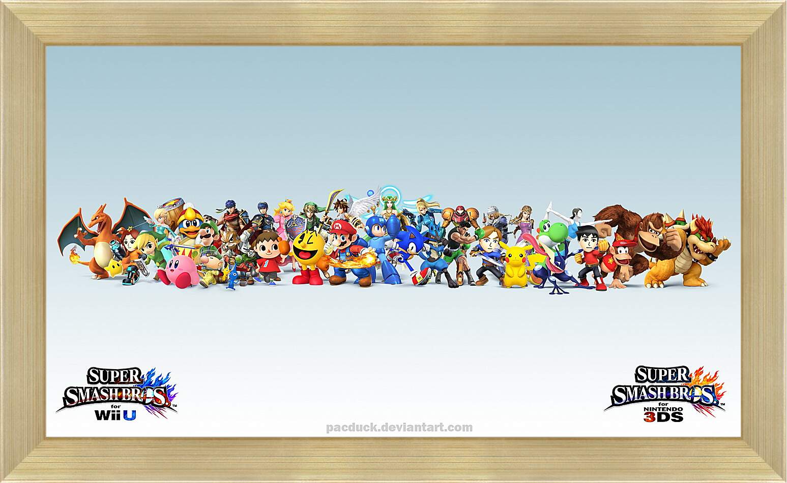 Картина в раме - Super Smash Bros.
