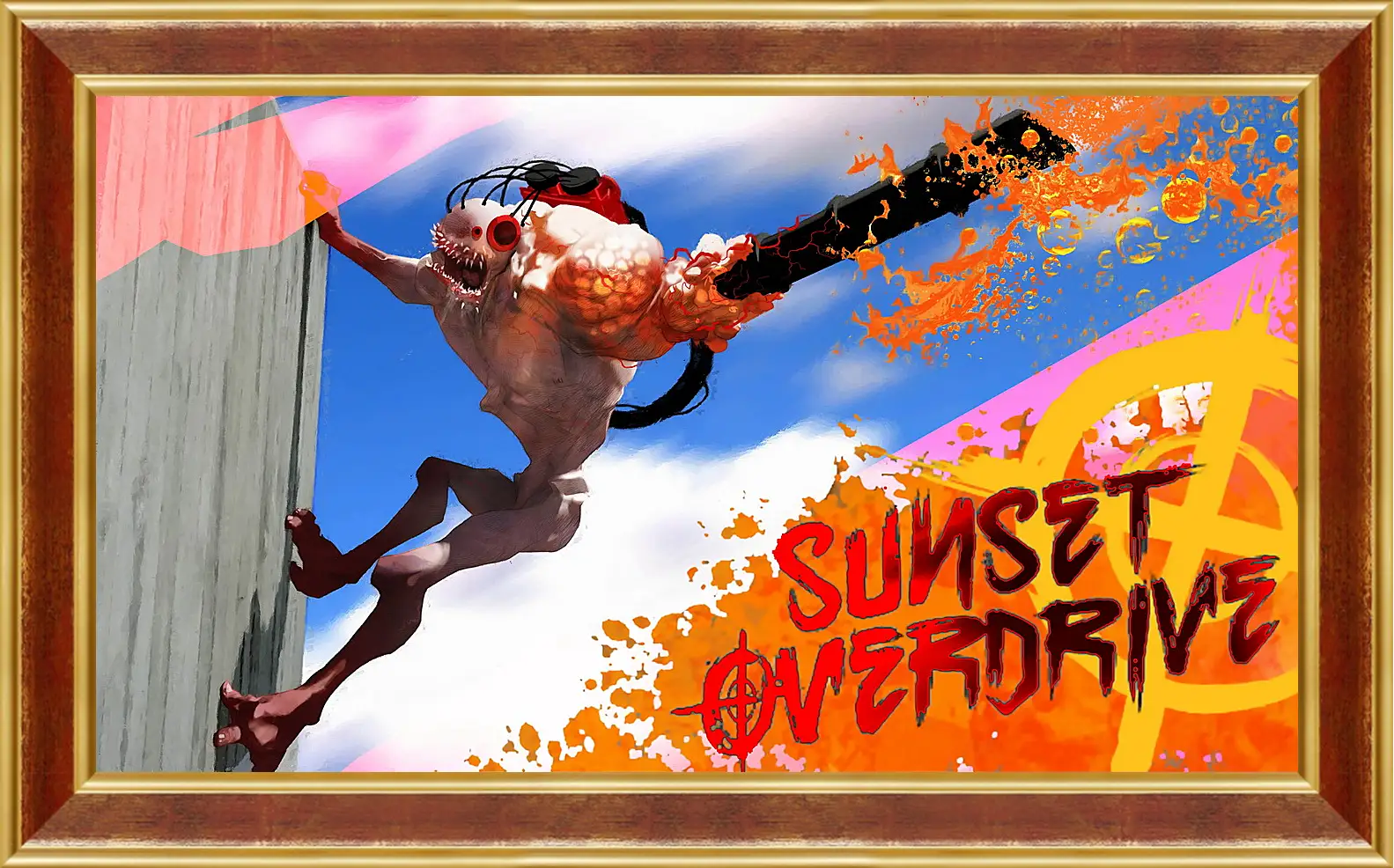 Картина в раме - Sunset Overdrive
