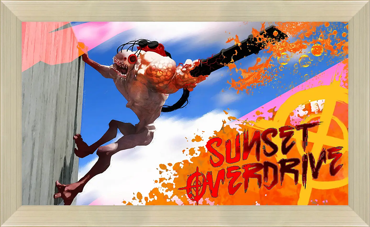 Картина в раме - Sunset Overdrive
