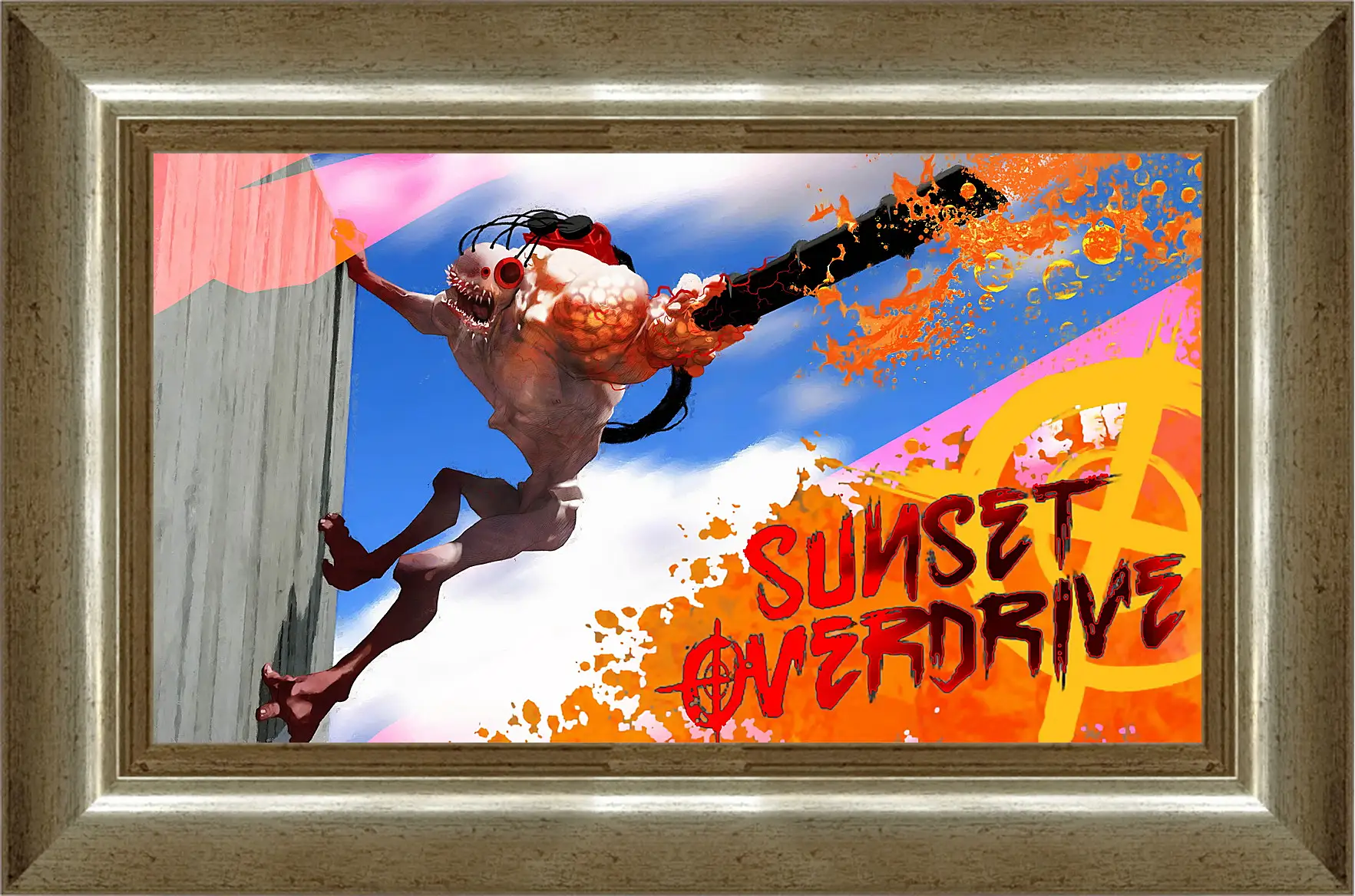 Картина в раме - Sunset Overdrive
