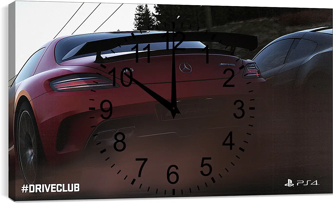 Часы картина - Driveclub
