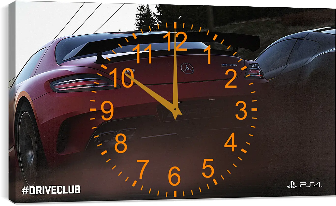 Часы картина - Driveclub
