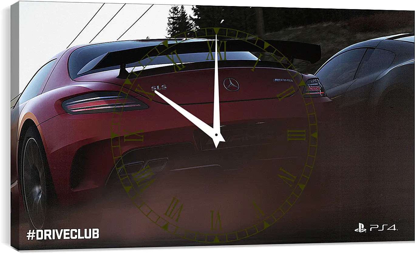 Часы картина - Driveclub
