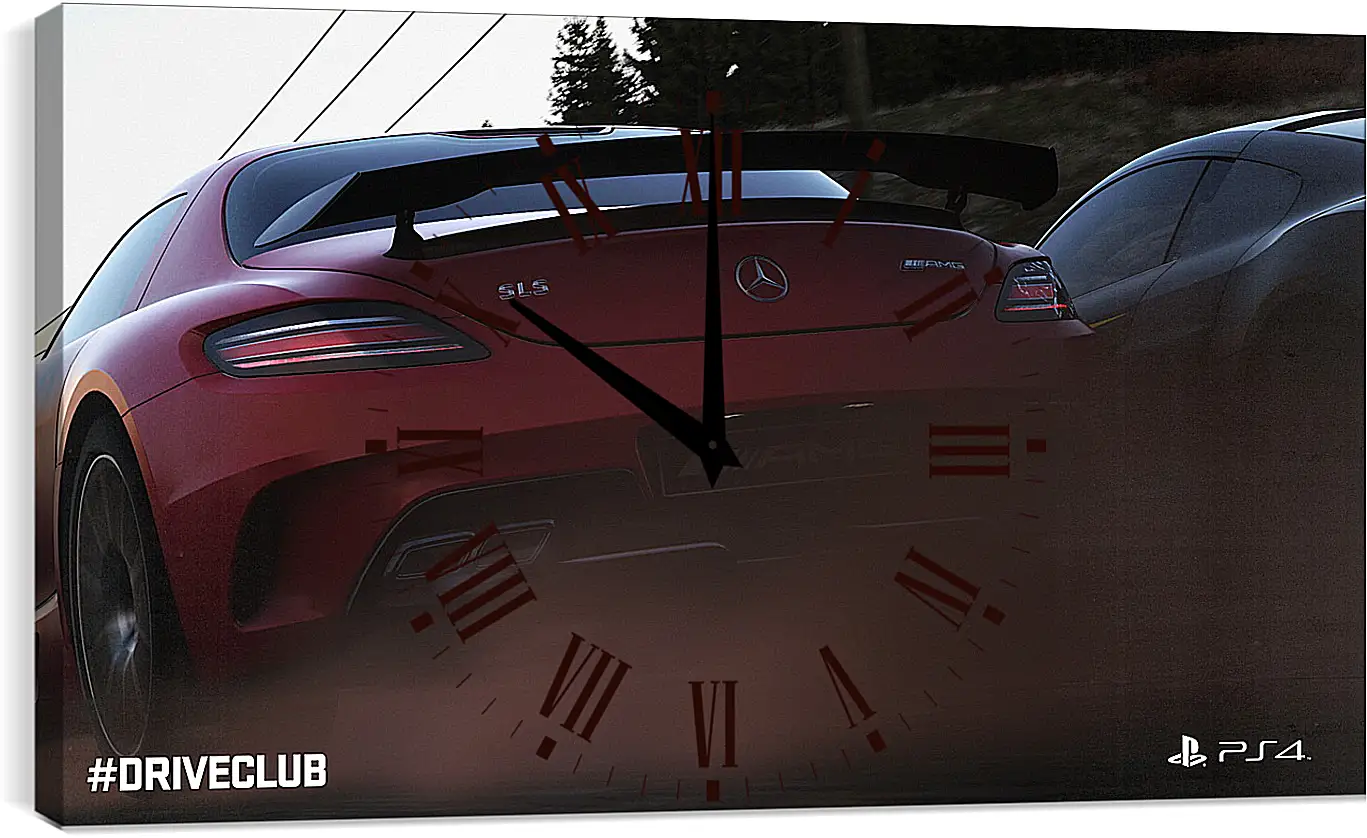 Часы картина - Driveclub
