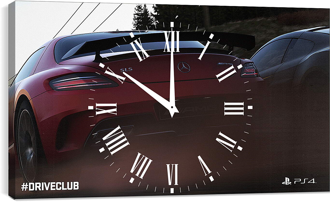 Часы картина - Driveclub
