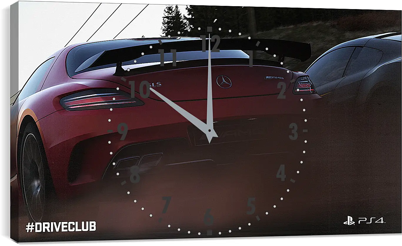 Часы картина - Driveclub
