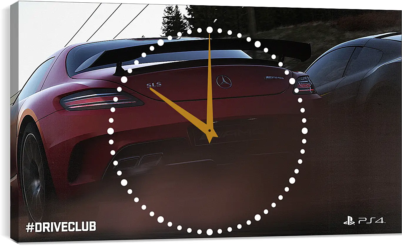 Часы картина - Driveclub
