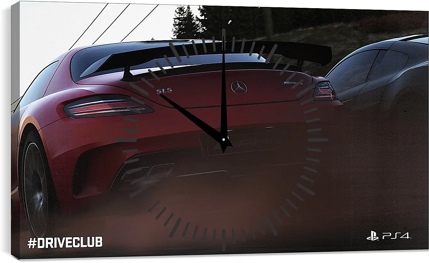 Часы картина - Driveclub
