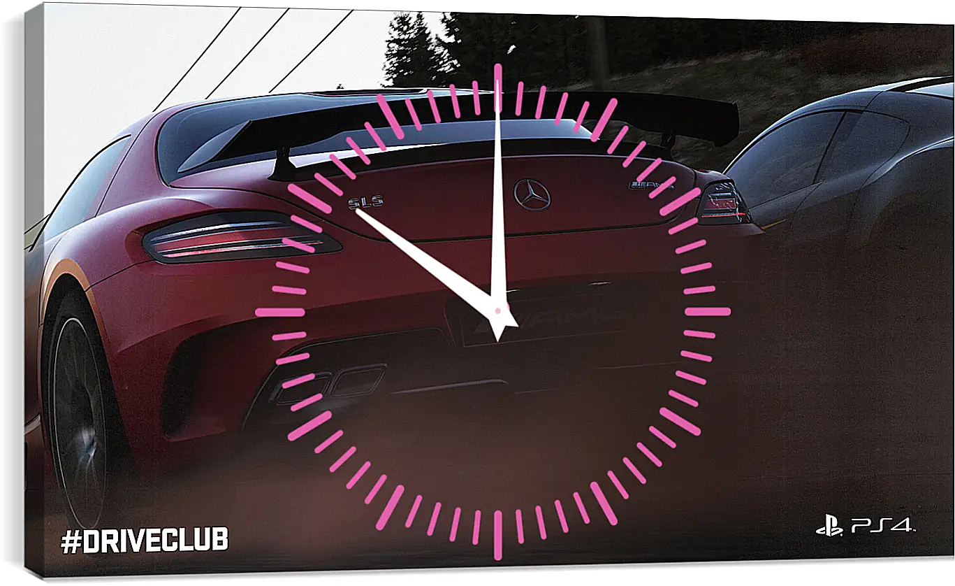 Часы картина - Driveclub
