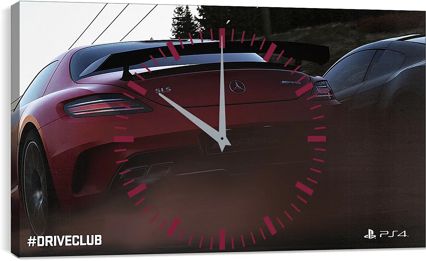 Часы картина - Driveclub
