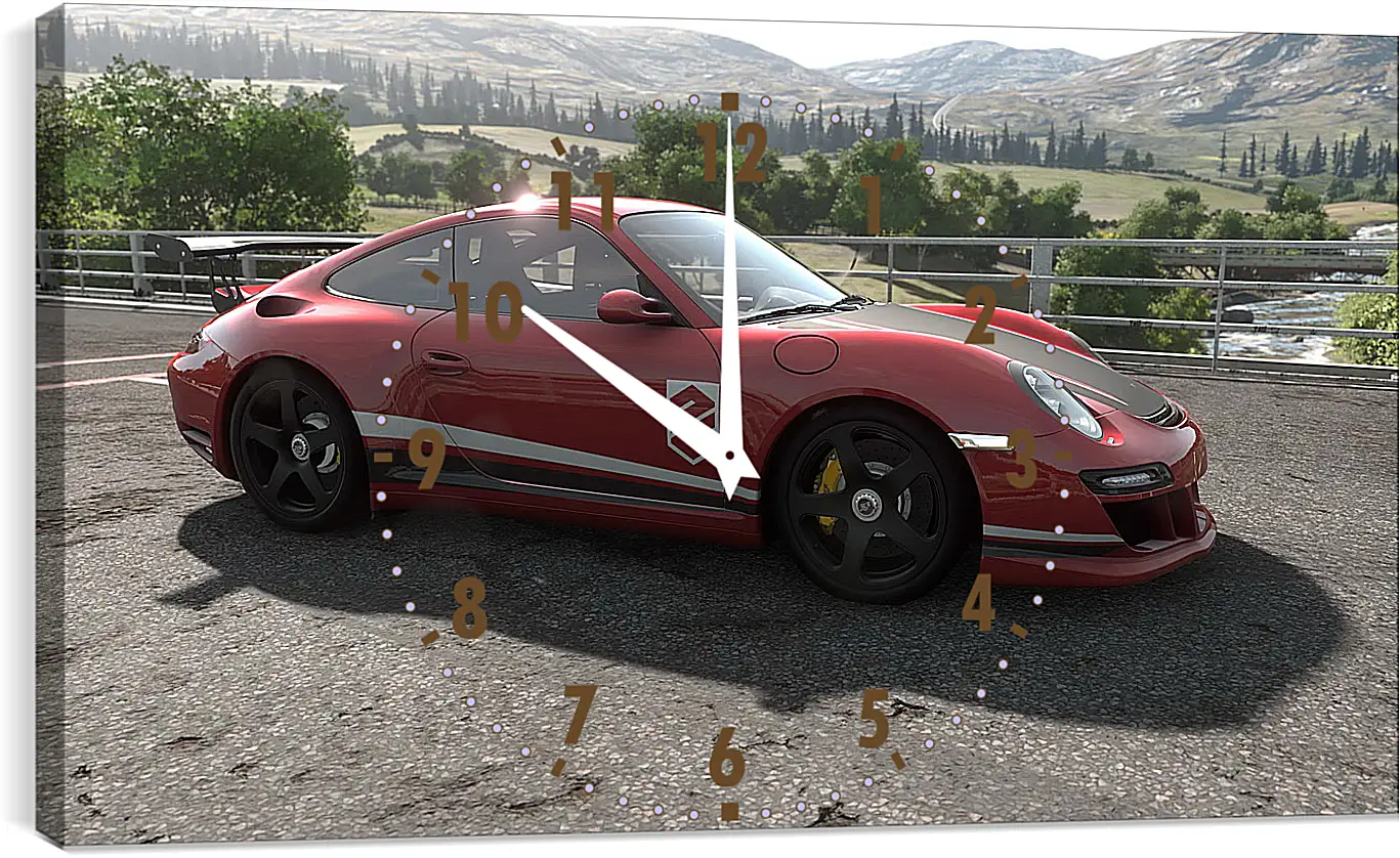 Часы картина - Driveclub
