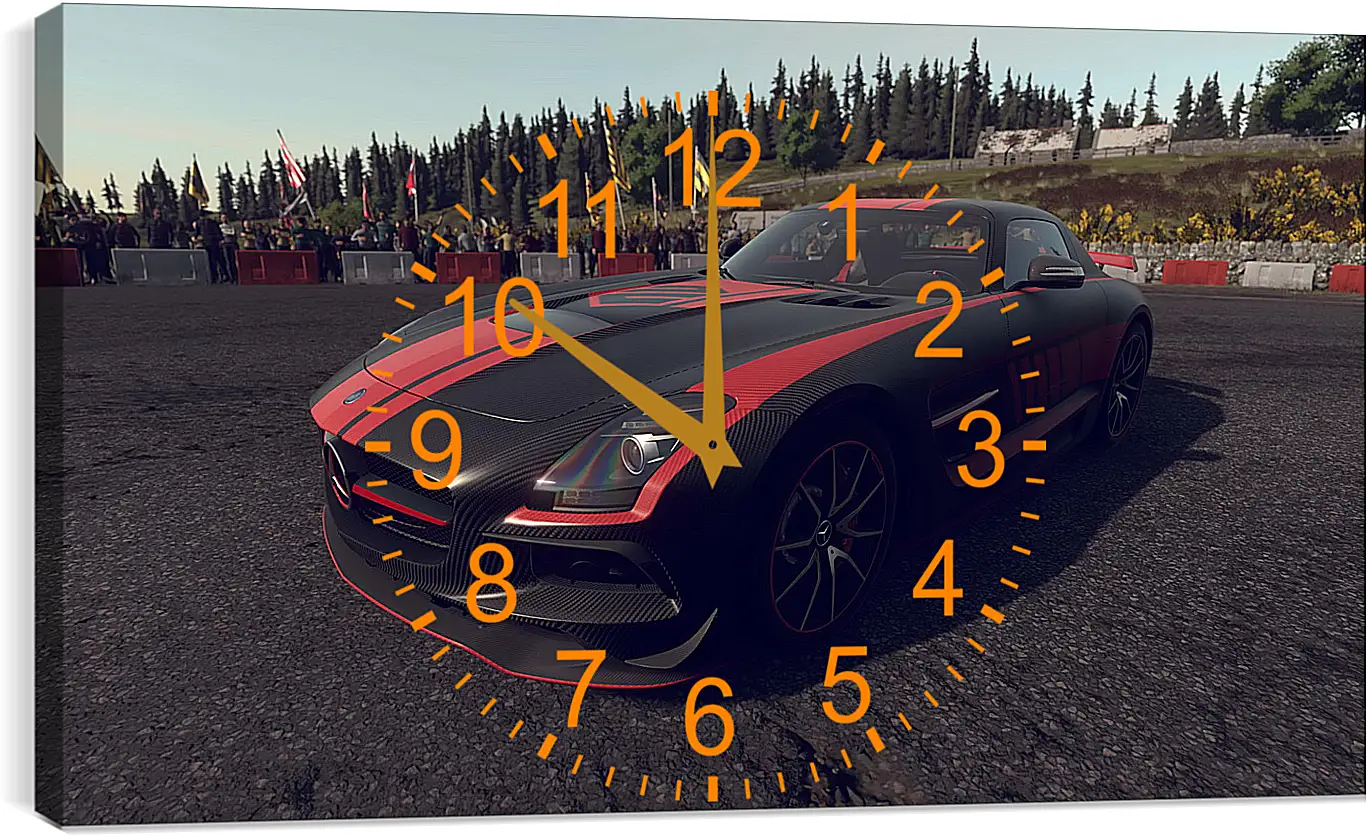 Часы картина - Driveclub
